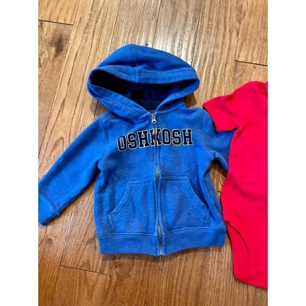 Oshkosh boys 18 months nwt polo and sweatshirt bundle
